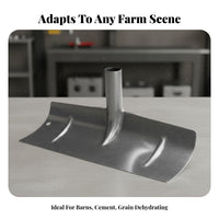 Manure Rake Head Versatile Grain Spreading Rake Head Manganese Steel Scraper Blade Wear Resistant Winter Pusher Blade