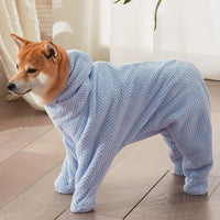 Soft Material Dog Bathrobe Easy to Wear Absorbent Pet Robe Machine Washable for Cat Owners, After Bath, Rainy Days, Beach Trips