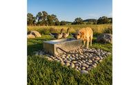 Automatic Livestock Waterer Easy Clean Automatic Water Trough Rolled Edge Design Open Top Basin