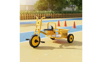 Kindergarten Tricycle Load Bearing Kids Pedal Trike Rubber Tires Tricycle with Rear Seat for Playground