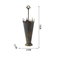 Rustic Umbrella Bucket Antique Finish Vintage Umbrella Stand Retro Household Storage for Entryway