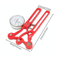 Spoke Tension Meter Easy Reading Dial Two-Wheeler Spoke Tension Meter Works on Most Spokes for Cyclists