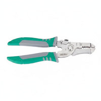 Multi-Function Design Multifunction Wire Stripper Long-Lasting Electrician Stripping Pliers Non-Slip Grip Wire Stripper Pliers Sharp Cutting Blade for Construction Site