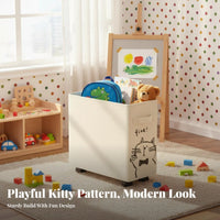 desk-side Storage carrier Wheeled Design Rolling mobile organizer Space-Saving Mobile Shelf for Home Office Users, Beauticians, Playroom, Small areas, Living Room
