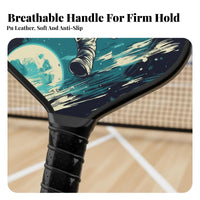 Pickleball Paddle Non-Slip Grip Pickleball Paddle Set Lightweight Shock Absorption for Tournament Play