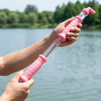 Water Sprayer Pistol Pump Gun, Large Water Gun with High Capacity, Durable for Garden Party & Beach, Deep Blue/Orange/Yellow
