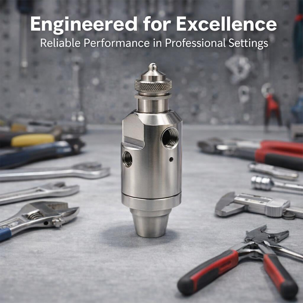 Nozzle 4BSPT Misting Low Pressure, Pneumatic Anti-Drip Nozzle 4BSPT, Stainless Steel Fine Mist Nozzle, Adjustable Spray Nozzle 4BSPT