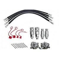 Construction Equipment Diverter Valve Kit Quick Connect Hydraulic Diverter Valve Kit Easy Installation Heavy Equipment Part