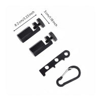 2 Pieces Framing Square Attachment Lightweight Stair Gauges Rust-Resistant Efficient Layout Jig for Carpenters, DIY Enthusiasts, Roofing