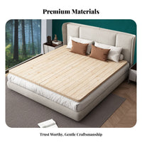 Foldable Wooden Bed Slats Glue Construction Wooden Slat system Anti-Sagging Mattress reinforcement for People with slumber Adults, Bedroom, Guest Room