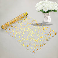 Gold Foil Star Runner Rectangular Shiny Star Runner Multi-Purpose Decor