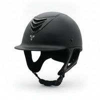 Equestrian Riding Helmet Matte Riding Helmet with Chin Strap Ventilated Adjustable for Equestrians, Stables