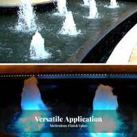 Brass Water Feature Nozzle Cedar Water Spray Head Workmanship Cedar Spray Nozzle for Landscapers, DIY Enthusiasts