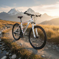 Shock Absorption 26 Inch Mountain Bike Disc Brakes Mountain Bike Variable Speed Outdoor Vehicle High-Carbon Steel Frame for Adults