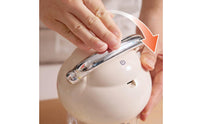 Garlic Chopper with Glass Bowl Reusable Power Electric Food Chopper Portable Small Appliance Blender for Camping