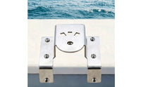 Boat Rod Holder Mount Heavy Duty Marine Bracket with Curved Cradle Compact Hardware for Anglers
