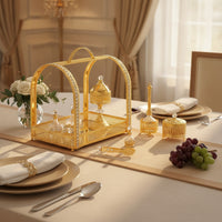 Openwork Incense Burner Set Decorative Incense Holder Set with Tray Versatile Multifunction for Living Room