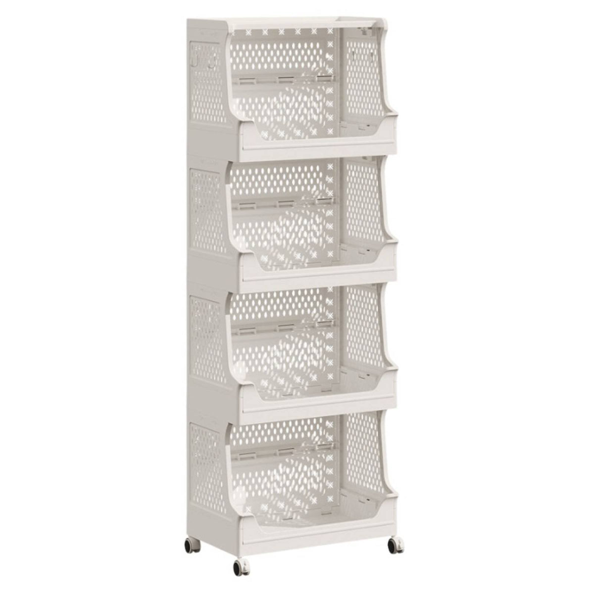 Floor-Standing Rolling Book Cart Simple Design Multi-Tier Book Cart adaptable Use book rack on casters Space-Saving for Children, Librarians, Child's Room, Home Study, Bedroom, Narrow Spaces