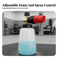 Adjustable Foam Applicator Wide Mouth Bottle Car Wash Foam Applicator Upgraded