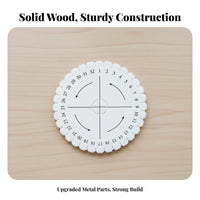 Wooden Weaving Jig Solid Wood Wooden Weaving Frame Sturdy Bracelet Making Jig for DIY Enthusiasts, Beginners