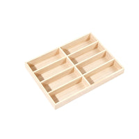Multi-Compartment Eyewear Tray Wood Construction Eyeglass Display Organizer Thickened Board Wooden Sunglasses Tray for Retailers, Drawer