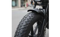 Retro Wide Tire Electric Cycle Anti-Slip Tires Old-School Electric Bike Shock Absorption Small Electric Cycle for Adults
