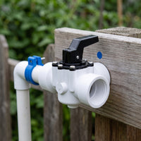 Replacement 3-Port Valve with Black Lever Threaded Pool Diverter Valve Heavy Duty Manual for Plumbers, Spa