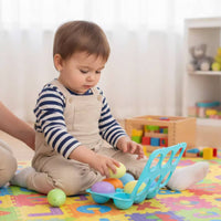 6 Pieces Shape Matching Eggs Early Education Educational Ovoid Game Color Sorting Ovoid Set Interactive Learning Great Easter
