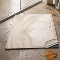 Diatomaceous Earth Absorbent Bathroom Mat Quick Dry Non-Slip Cuttable Floor Mat