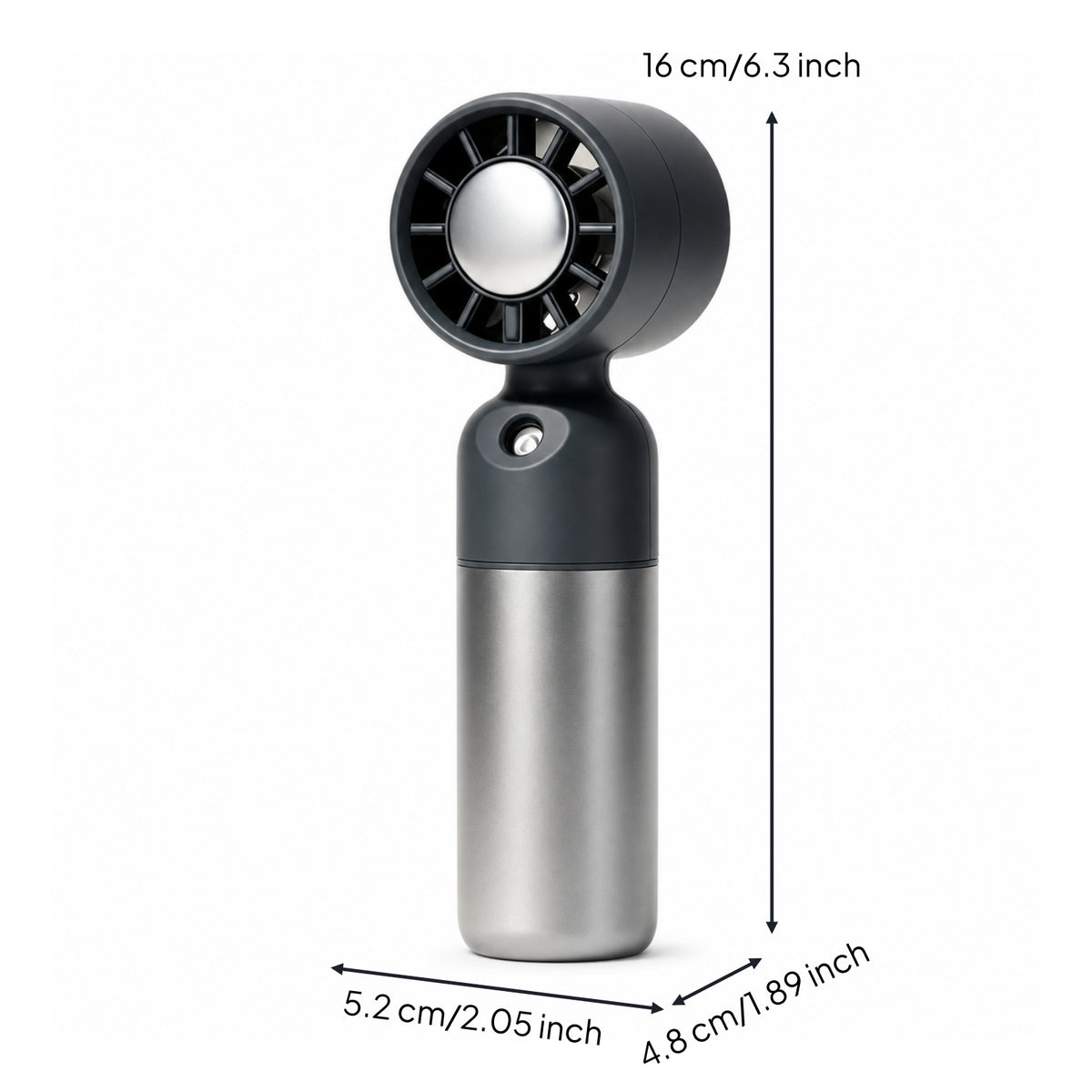 Handheld Misting Fan USB Rechargeable Handheld Fan with Mist Lightweight Cordless for Travelers, Travel, Commuting