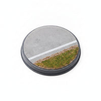 Flat Top Brown Rim Figure Stand Hobby Decor Miniature Scene Base for Model Cars
