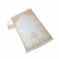 Foldable Prayer Mat Lightweight Portable Prayer Rug Tassels for Mosque