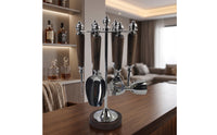 Bar Tool Organizer Sleek Cocktail Shaker Stand Organized Holder for Bartenders, Kitchen Counter