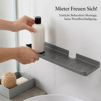 Faucet Storage Rack for Bathroom and Washbasin, No-Drill Multifunctional Organizer