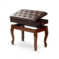 Paired Piano Bench Padded Adjustable Piano Bench Cushioned Seat for Music Studio