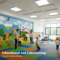 Kids Climbing Wall Develops Motor Skills Indoor Rock Climbing Wall Builds Strength & Coordination Playground Equipment for Children, Playroom, Bedroom