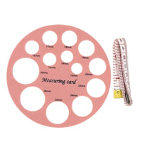 Breast Pump Flange Sizer Easy to Clean Areola Measuring Ruler Silic Single Areola Sizer Soft & Flexible Nursing Accessory