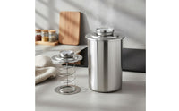 Meat Cooker with Thermometer Multifunctional Stainless Steel Steaming Canister