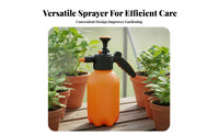 2L Pump Applicator Measurement Markings Handheld Pressure Applicator Gardening Equipment Adjustable Spray Tip for Homeowners