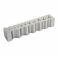 Multi-Size Holes Band Forming Block Polished Polished Surface Curved Channel Steel Block Hemispherical Channel Mold for Goldsmiths, Jewelers, Goldsmith Shop, Jewelry Workshop