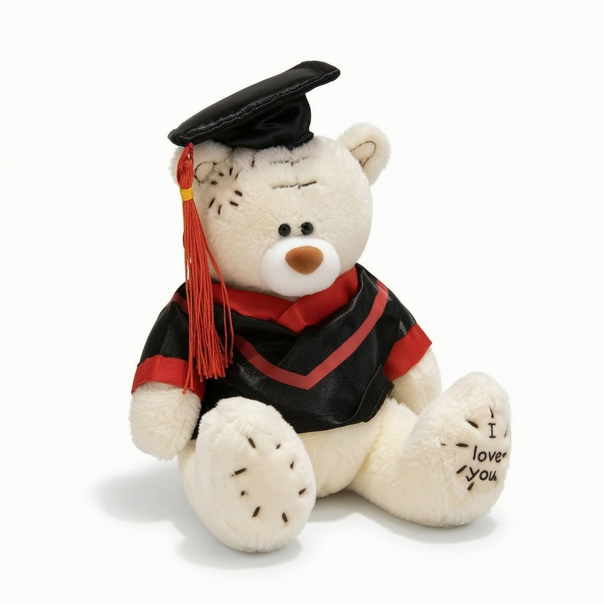 Graduation Teddy Bear Compact Stuffed Doll with Graduation Cap Adorable