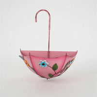 Wall-Mounted Iron Umbrella Planter Compact Umbrella Planter Vintage Whimsical for Gardeners, Balcony, Patio