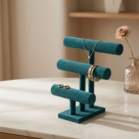 Upright Bar Bracelet Display Stand Three-Tier Bracelet Display Stand Vertical for Dressing Room, Boutique, Craft Show
