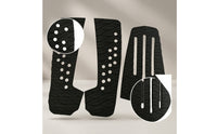 Three-Piece Surfboard Traction Pad Non-Slip Surfboard Tail Pad Grippy Lightweight for Paddleboarders