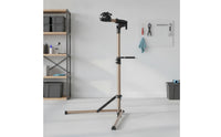 Aluminum Bike Repair Stand with Tool Tray Adjustable Bike Repair Stand Portable Bike Workstand Lightweight for Mechanics