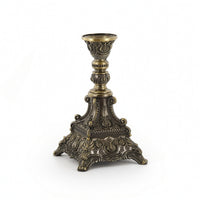Candlestick Holder Ornate Candle Holder with Feet Antique for Weddings