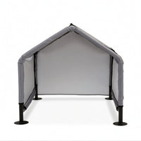 Elevated Pet Shelter Portable Raised Canine House Foldable Pet Shelter with Removable Door for Pets, , Garden, Patio