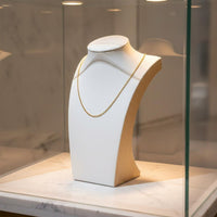 Necklace Bust Display Stand Solid Wood Base Necklace Display Bust Elegant Design Mannequin Neck Stand for Vendors