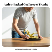 Fan Collectible Goalkeeper Award Commemorative Gift Soccer Goalie Award Resin Craft for Children, Adults, Tournaments, Competitions