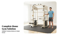 Comprehensive Guided Machine Heavy-Duty Construction Multifunctional Workout Station High Weight Capacity Full Body Workout Machine for Bodybuilders